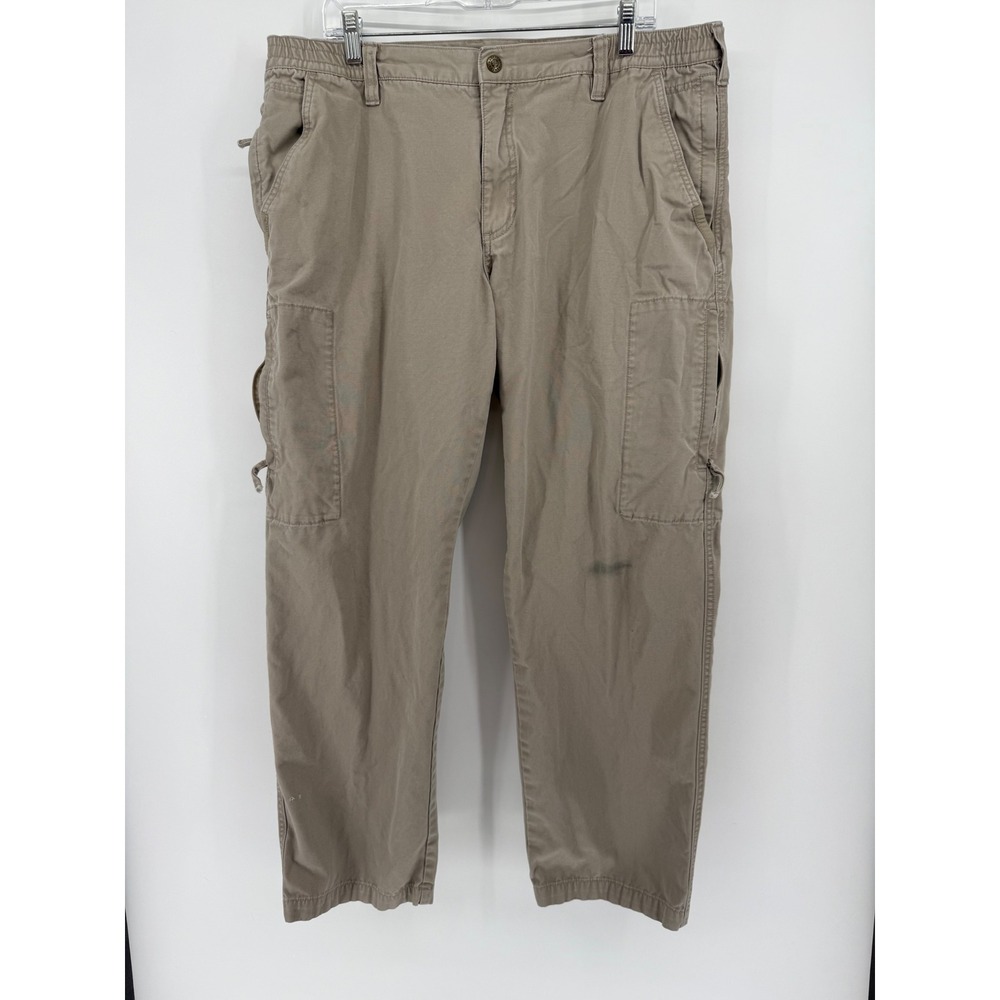 5.11 Tactical Series Men's 38x32 Cargo Pants Relaxed Fit Outdoor Workwear Khaki‎
